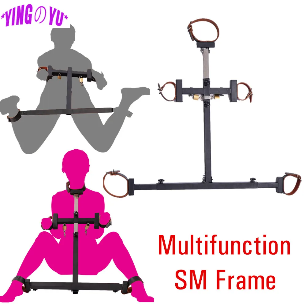 Double Layer Multifunction SM Frame Binding BDSM Bondage Gear Adult Games Sex Toys for Husband Wife Restraint Adjustment Props