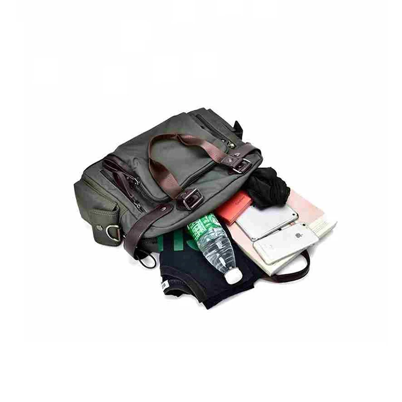 Imagem -03 - Bolsa Mensageiro de Ombro para Homens Bolsa Transversal de Náilon Multifuncional Impermeável Bolsa de Viagem com Zíper de Grande Capacidade