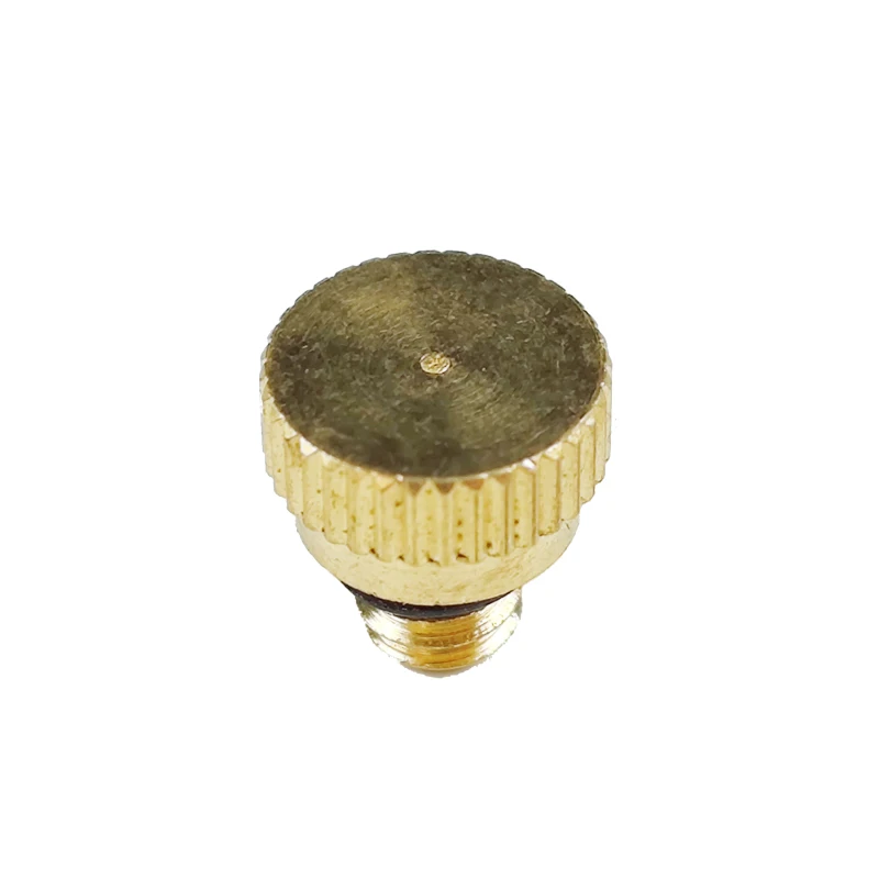 Misting Brass Nozzle End Plug 3/16'' Threaded For Garden Water Sprayer Fog Machine Connectors