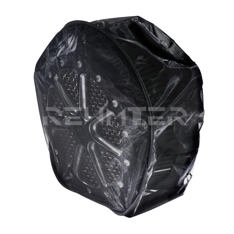 Filtro de aire impermeable para motocicleta, cubierta protectora negra para calcetines de lluvia, para Harley Sportster XL, Dyna, Softail, Touring,