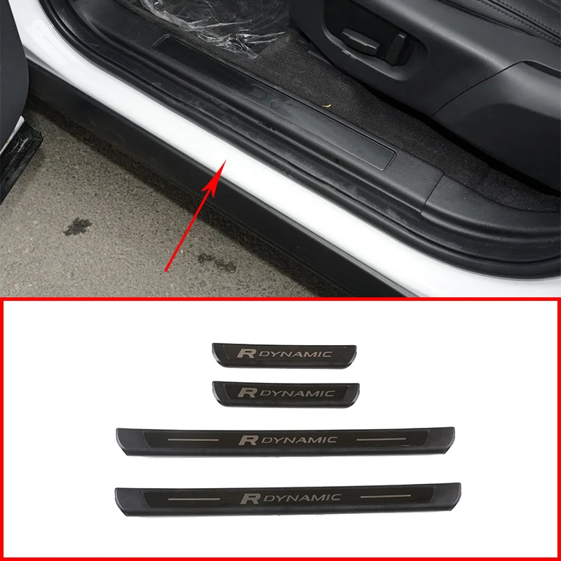 

Car Exterior ABS Door Sill Scuff Threshold Protector Plate Cover Trim Accessories For Land Rover Discovery Sport 2020