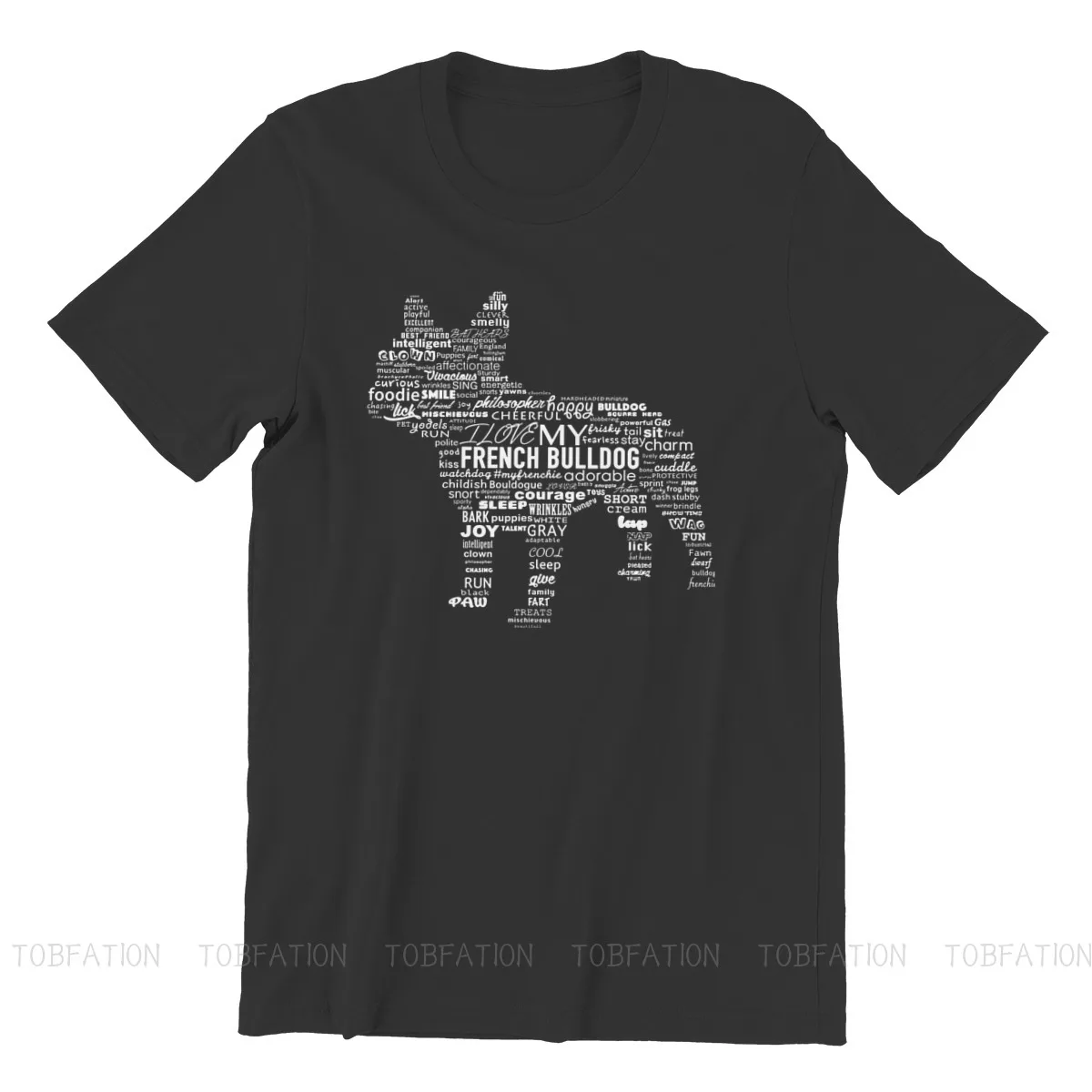 French Bulldog Pet Dog Lover Pure Cotton TShirt Ways To Describe My Frenchie Dog Classic T Shirt Homme Men Tee Shirt Ofertas