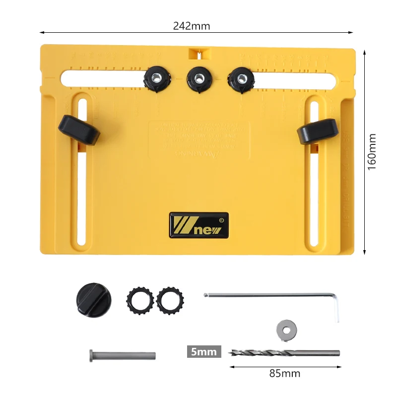 Drawer Track Installation Jig Slide Positioning Hinge Jig Hole Opener for Woodworking Cabinet Hardware Mounting Tools