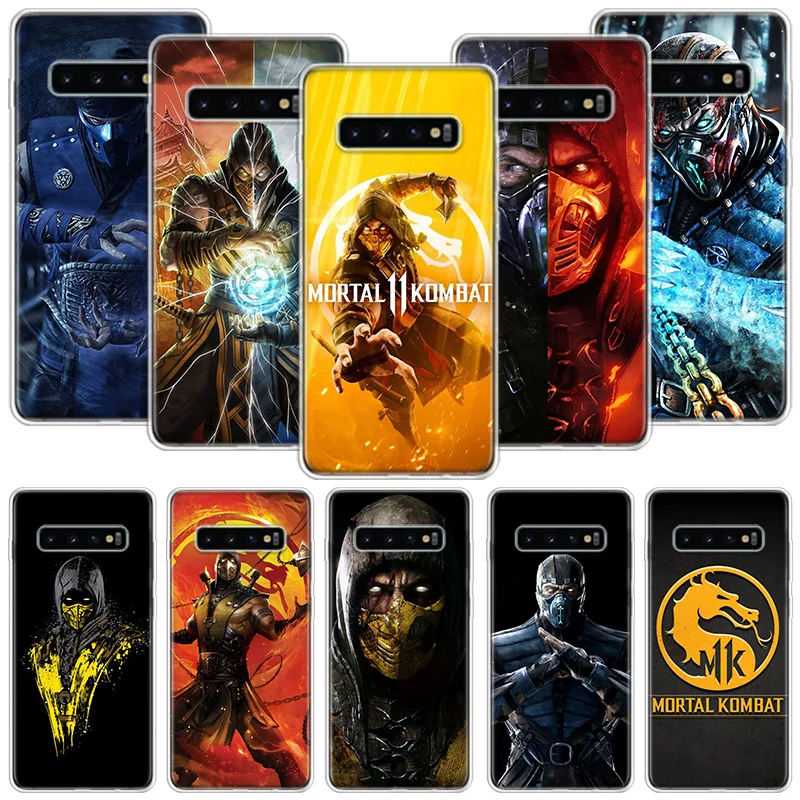 Mortal Kombat Phone Case For Samsung Galaxy S24 S23 S22 S21 S20 Ultra S20 FE S10 Plus S9 S8 + Fundas Cover Coque