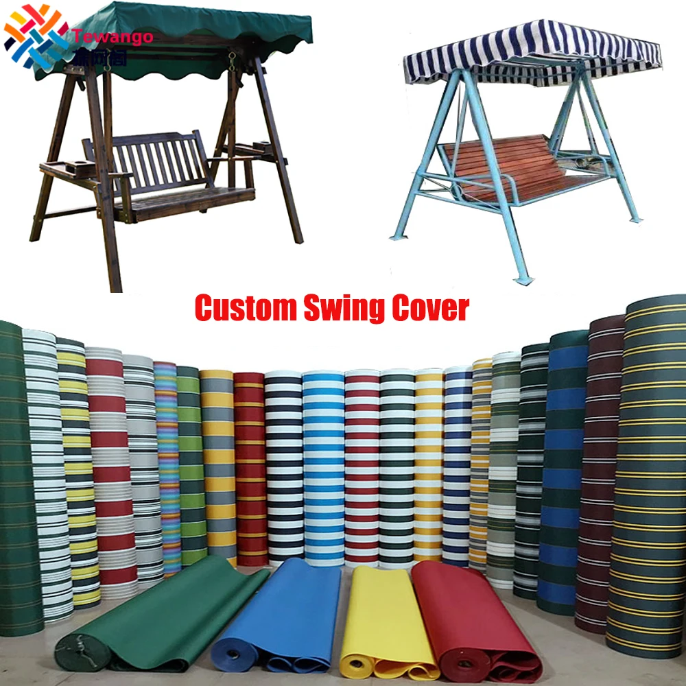 Custom Size Swing Cover Replacemnt Fabric Ourdoor Waterproof Canopy Swing Chair Awning Mobile Sales Trolley Top Shelter