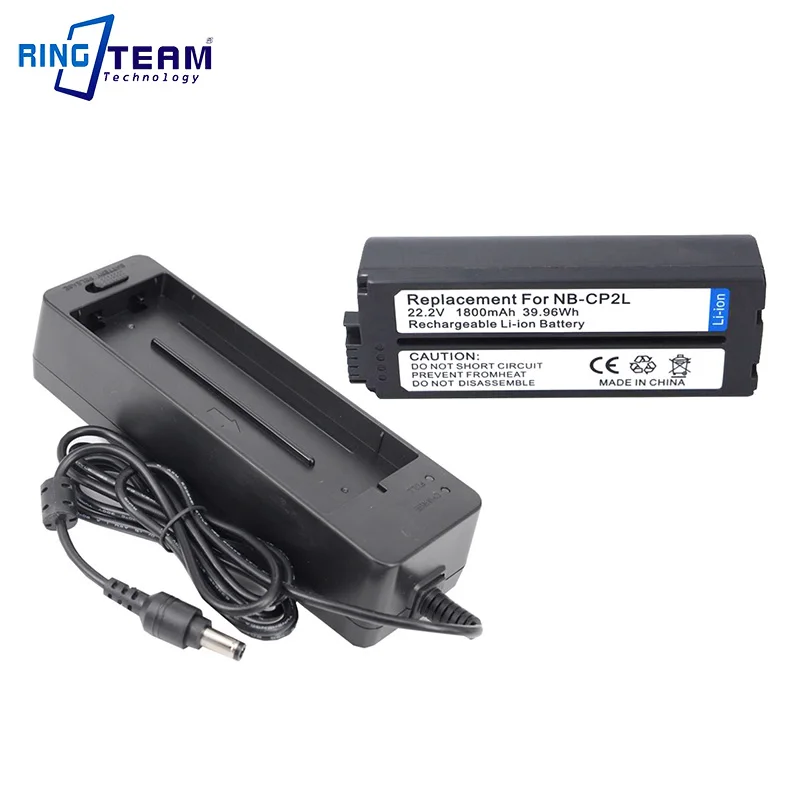 Suitable For Canon NB-CP2L CP910 CP1200 CP1300 Printer Battery CP-2L Charger