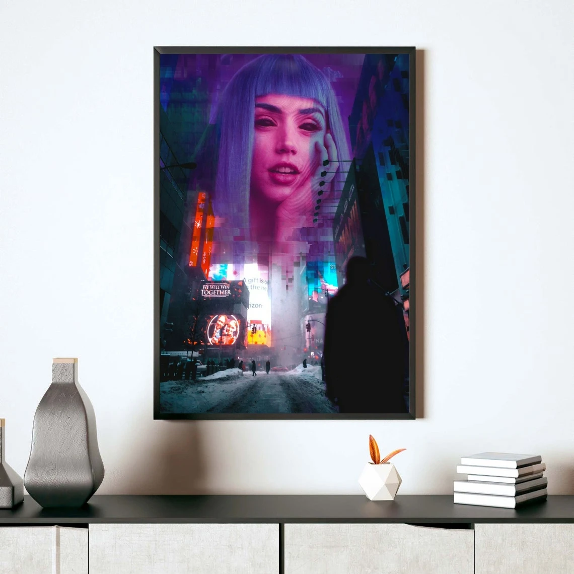 بليد رانر الفيلم المشارك ديكور المنزل طلاء جدران (بدون إطار) #1