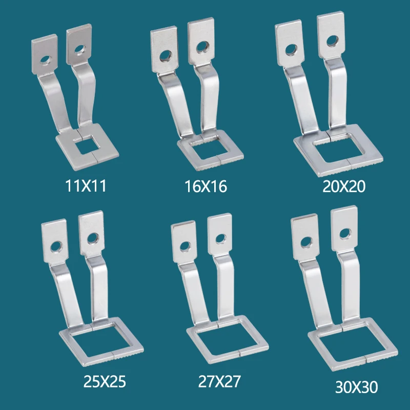 Square-Type Presser Foot Support Plate For JUKI 1850 1900A Knotting Machine Presser Foot Feed Plate16mmX16mm 25X25 27X27