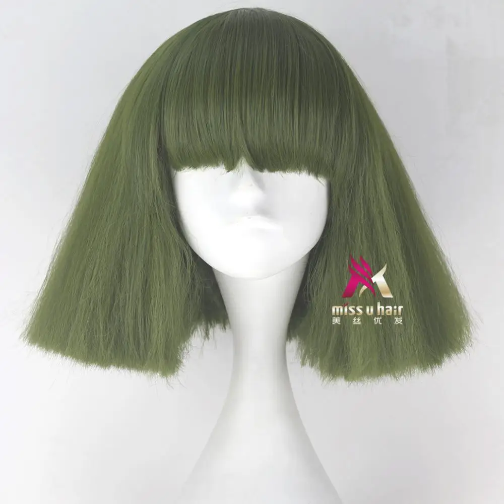 Lady Gaga Wig Black Blonde White Synthetic Hair Cosplay Wig Halloween Party Costume Wigs +wig cap