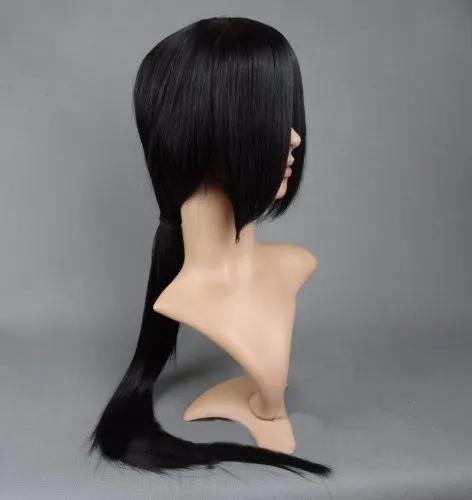 Skunks Aph Black APH Yao Uchiha Itachi Wigs 80cm Long Heat Resistant Synthetic Cosplay Wig + Wig Cap