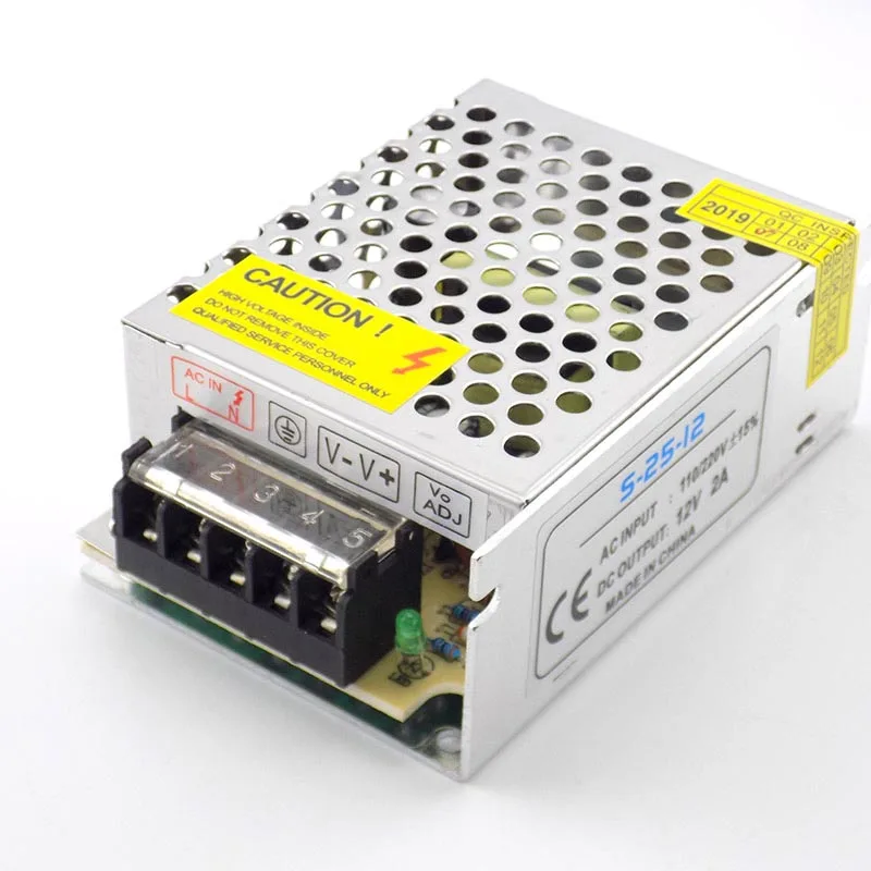 DC 12V 2A трансформатор Питание CCTV конвертер для камеры для Светодиодные ленты светильник Переключатель Драйвер Зарядное устройство понижающий переходник L19