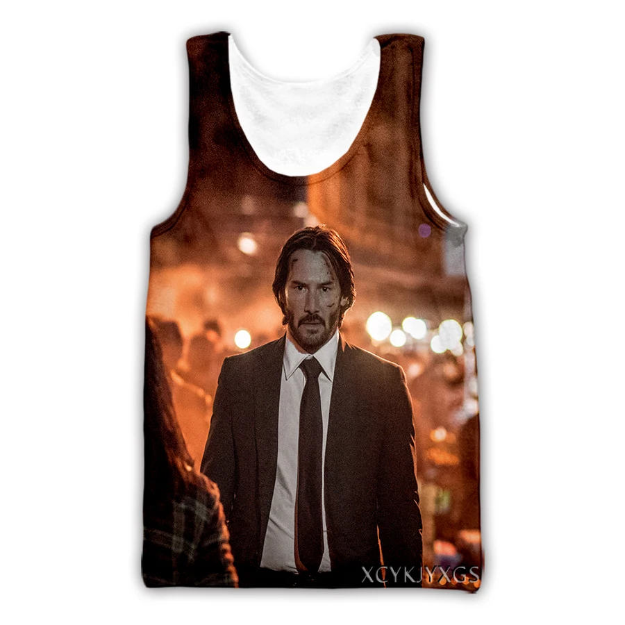 

xinchenyuan John Wick Chapter 3D Printed Casual Tank Tops Summer Undershirt Shirts Streetwear for Men/Women Fashion Vest A42