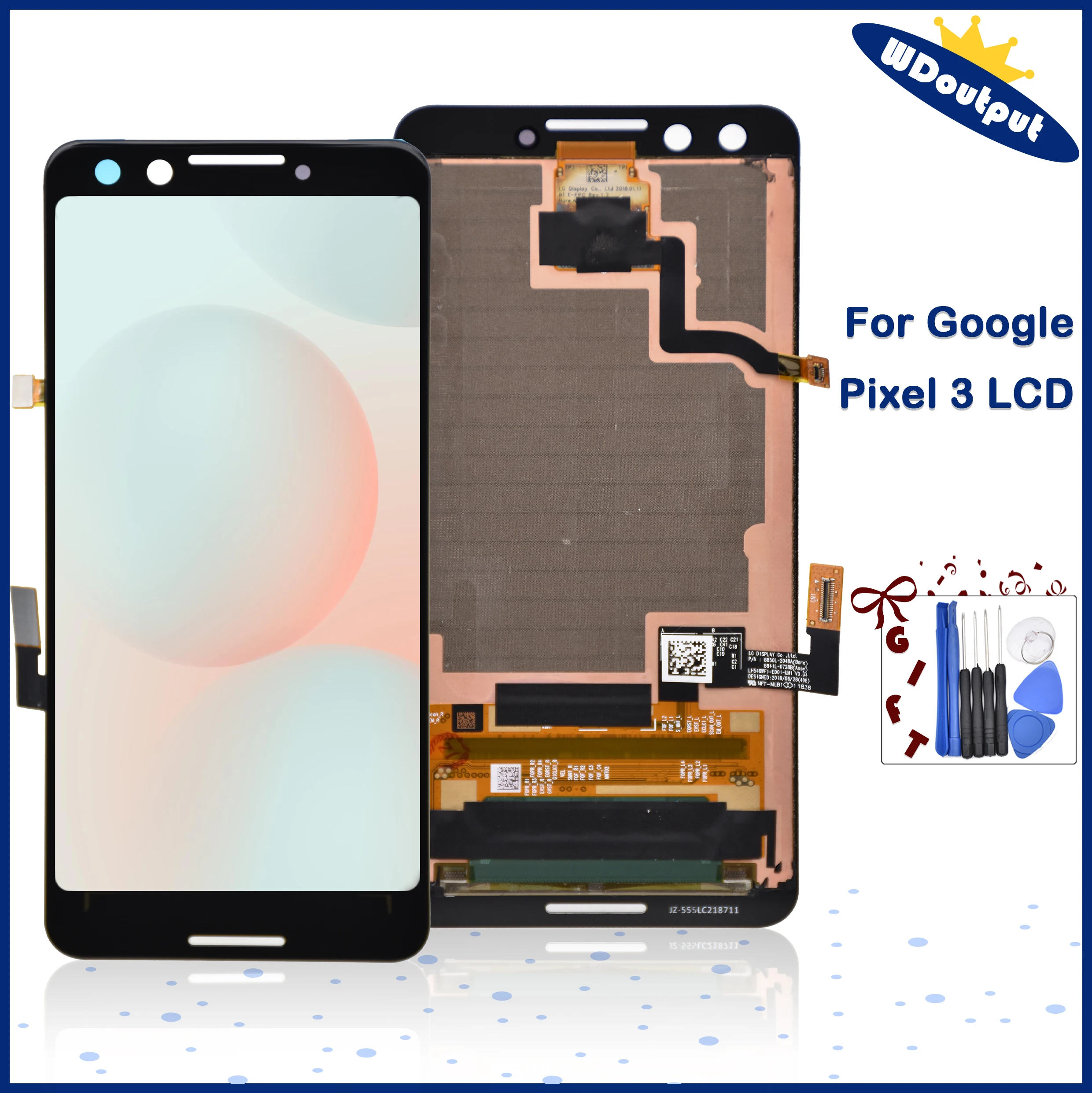 

5.0"Original For Google Pixel 3 LCD Display Touch Digitizer Screen For Google Pixel 3 LCD Screen Pixel3 Replacement