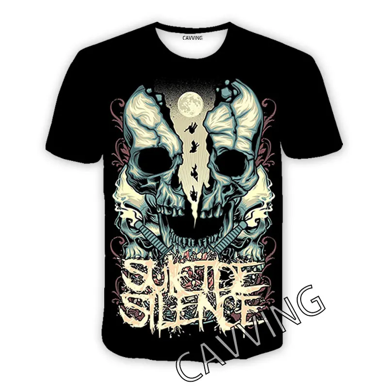 CAVVING 3D Printed  Suicide Silence  Casual T-shirts  Hip Hop Tee Shirts Harajuku Styles Tops Clothing for Men/women  T02