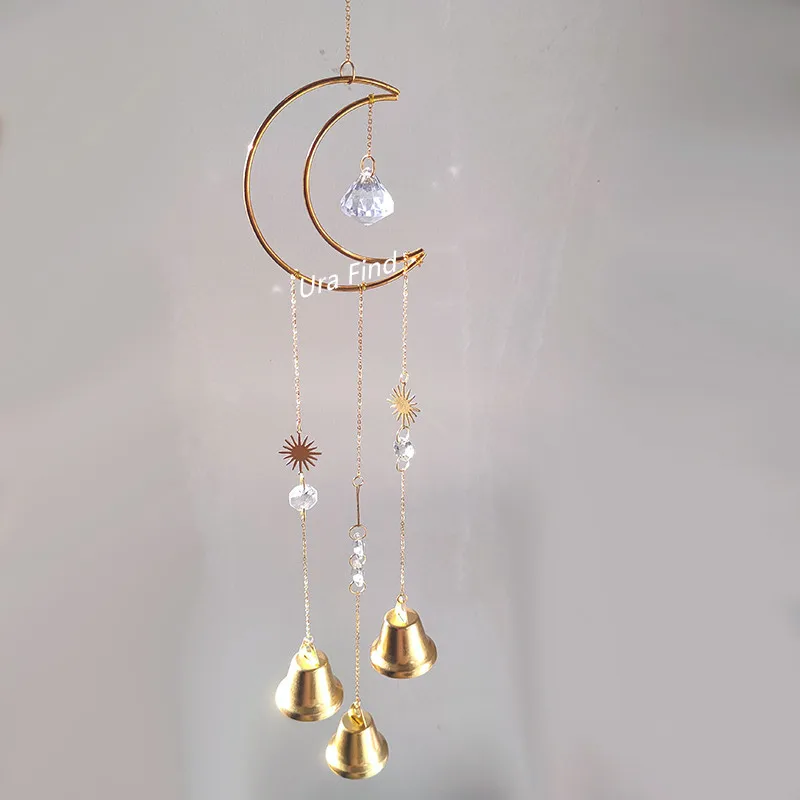 أنماط متعددة الساحرة أجراس الهلال القمر السماوية sunالماسك قوس قزح صانع ويندوز الشنق الباب الشنق إبعاد الشر المنزل هدية #1