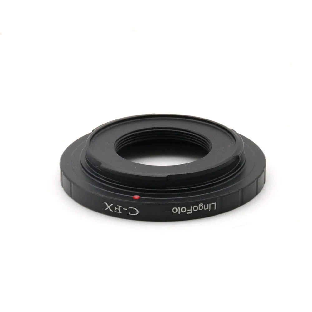 Für CCTV Cine C-mount Objektiv zu Fujifilm X-mount kamera, lingoFoto C-FX Metall Mount Adapter Ring für XE4,XT4,XS10 etc.