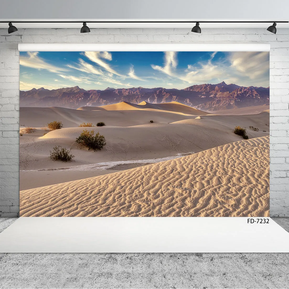 Desert Valley Landscape Vinyl Cloth Photographic Backgrounds Photo Studio Backdrops Photobooth Children Baby Portrait Photocall