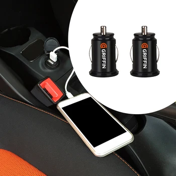 1pc 2 포트 듀얼 USB 자동차 자동차 충전기 어댑터 담배 라이터 인테리어 내구성 액세서리 아이폰 삼성 유니버설