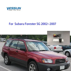 HD CCD Night Vision Car Rear View Reverse Backup Camera For Subaru Forester SG MK2 2002 2003 2004 2005 2006 2007 camera housing