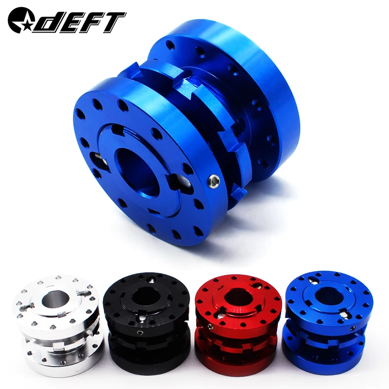 

DEFT 66mm Steering Wheel Alloy Spacer wheel Spacers Adjustable 40mm To 70mm height Steering Wheel Hub Adapter