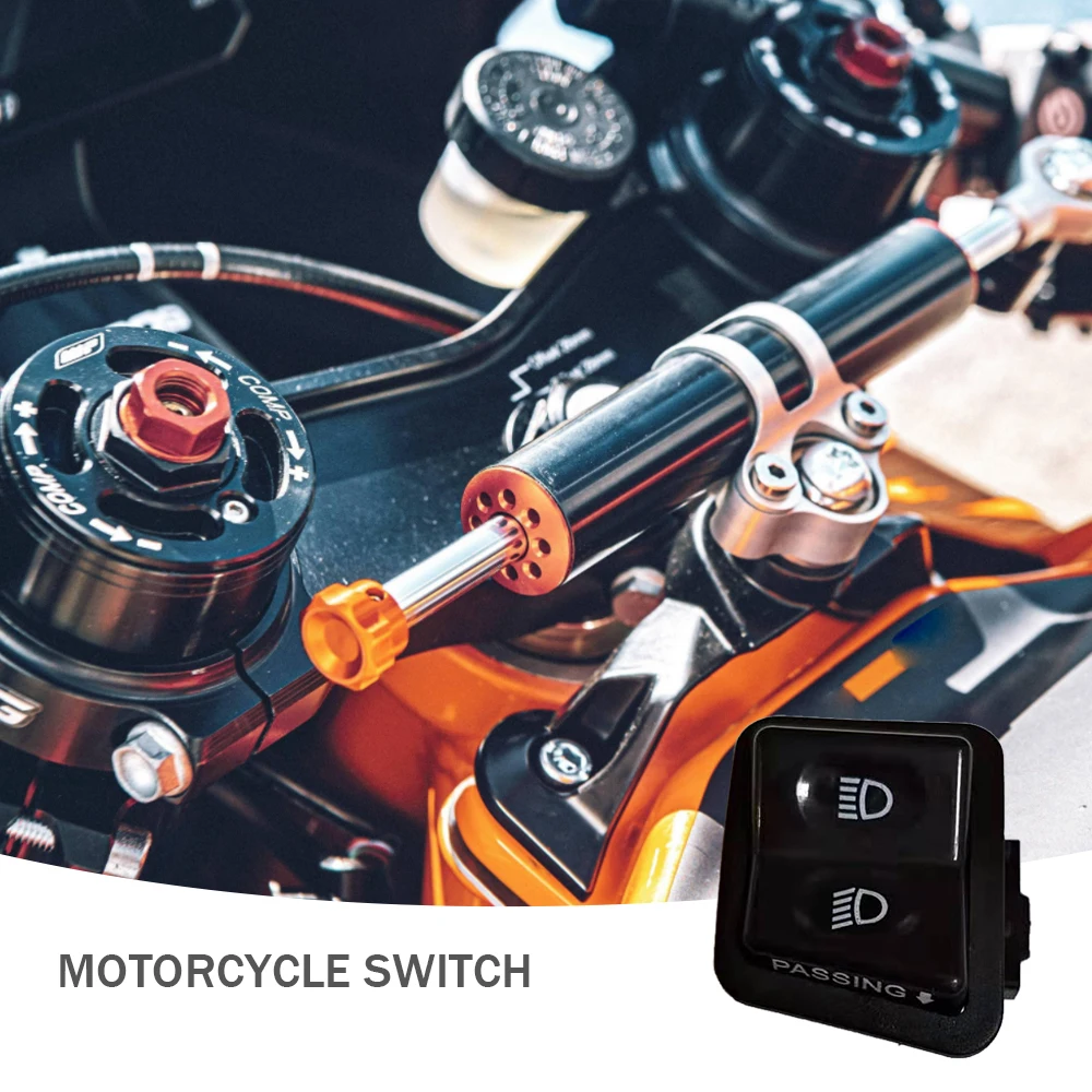 Motorcycle Start High/Low Beam Light Headlight Horn Turn Signal Button Switches Accessories For GY6 ATV Dirt Bike Moped Scooter