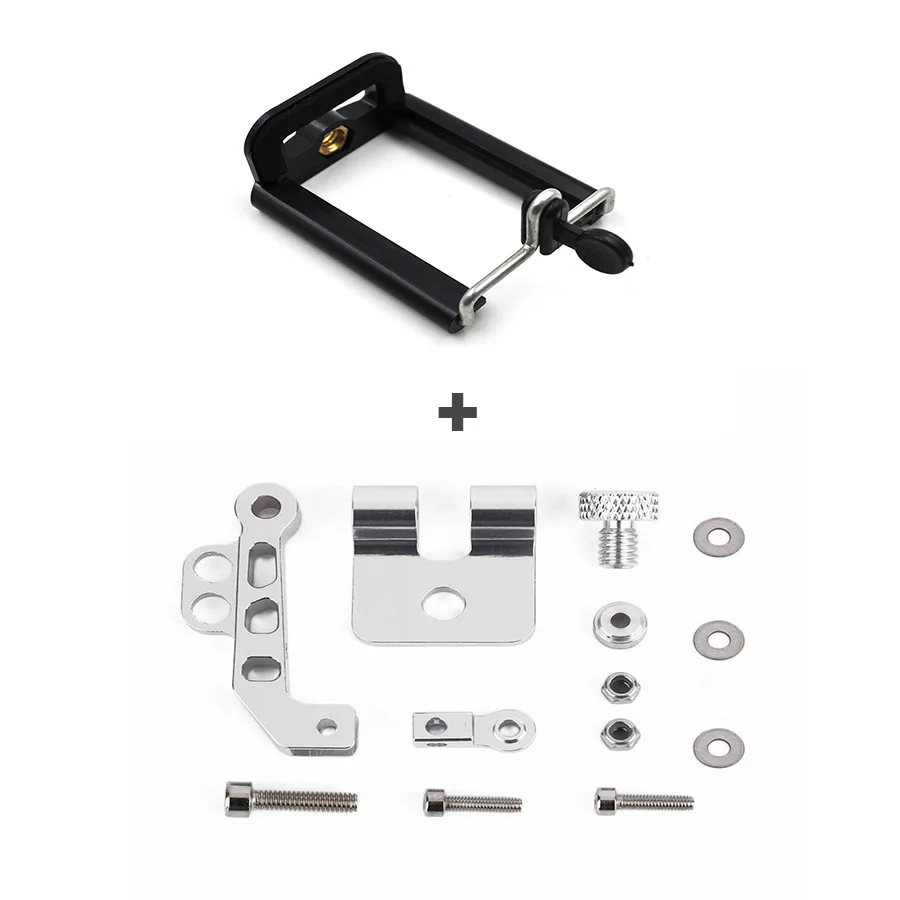 FPV monitor Mobile Phone HolderDisplay mounting Bracket Support Clip DJI Frsky I6 I6X I6S JR Futaba JR  AT9 RC Transmitter