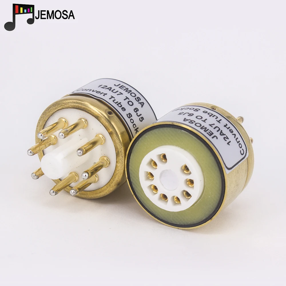 1 unidad 12AX7 12AU7 12AT7 ECC81 ECC82 ECC83 7025 a 6J5 6J5G 6C5 CV1067 DIY amplificador de tubo de vacío de Audio HIFI convertir adaptador de enchufe