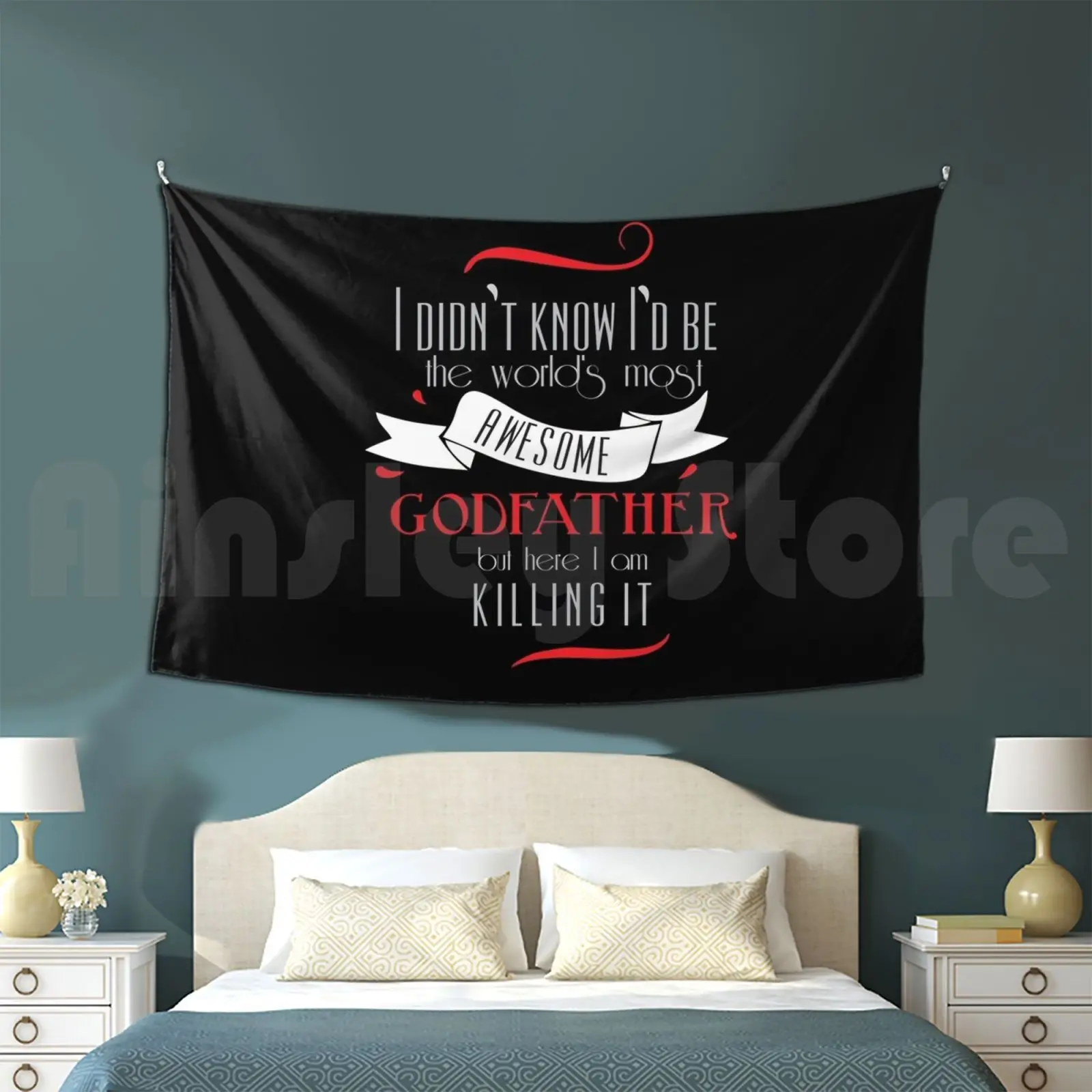 Best Godfather Image God Father Godparent Customized Tapestry God Father Godparent Godfather Uncle God