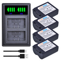 CGA-S006 DMW-BMA7 Batteries and Battery Charger for Panasonic Lumix DMC-FZ7, DMC-FZ8, DMC-FZ18, DMC-FZ28, DMC-FZ30, DMC-FZ35,