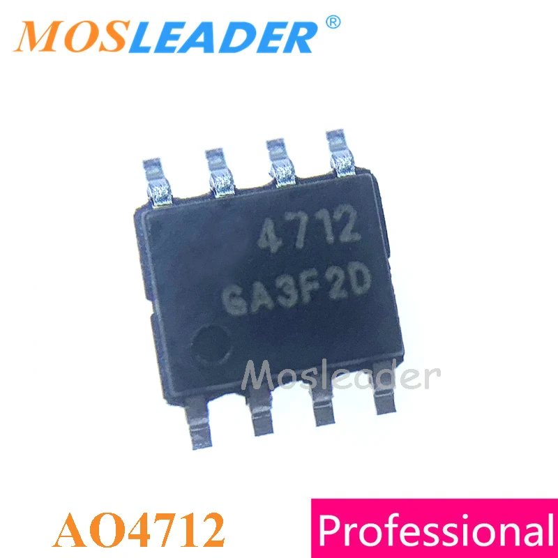 

Mosleader AO4712 SOP8 100PCS 500PCS 1000PCS SOIC8 30V 11A 4712 N-Channel High quality