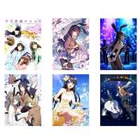 Anime Poster Seishun Buta Yarou wa Bunny Girl Senpai no Yume Wall Poster Sticker Scroll Picture Decorative Painting Home Decor