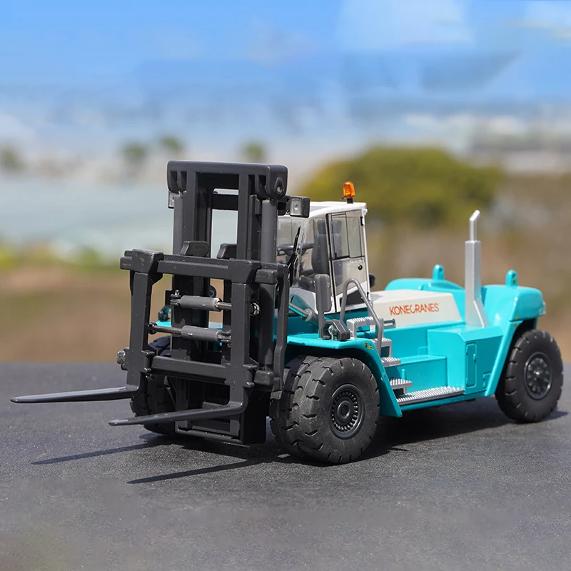 Diecast 1:50 Scale Konecranes Heavy Forklift Truck Model Metal Toy Scene Vehicle for Collection Gift Collectible Souvenir Show