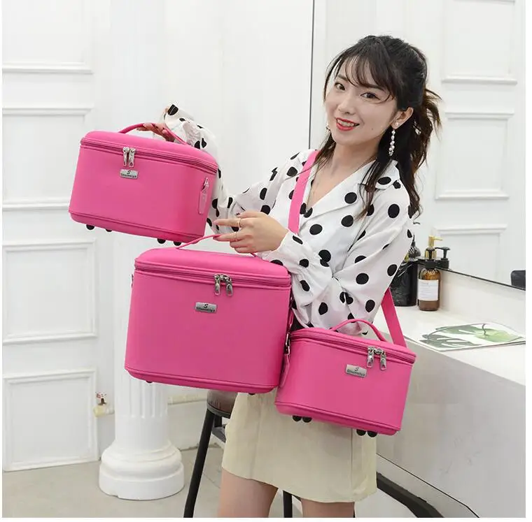 Makeup Organizer Women Toiletry Cosmetic Bag Women cosmetic box suitcase Makeup Case Storage Suitcase for make up organizer