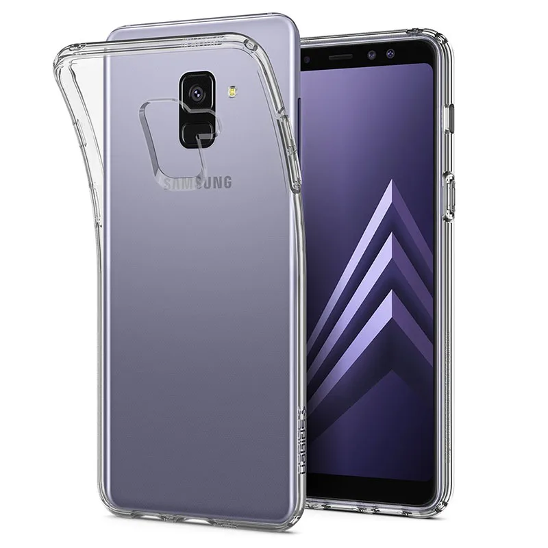 Transparent Silikon Fall für Samsung Galaxy A8 A8 + Plus 2018 Weiche TPU Klar Telefon Zurück Abdeckung SM-A530 SM-A730 SamsungA8 galaxyA8