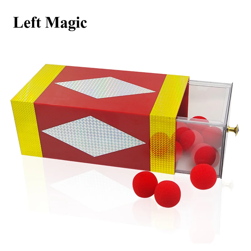 Drawer Box (Acrylic) Transparent Magic Tricks Production Items Box Appearing Magia Magician Stage Illusions Gimmick Props