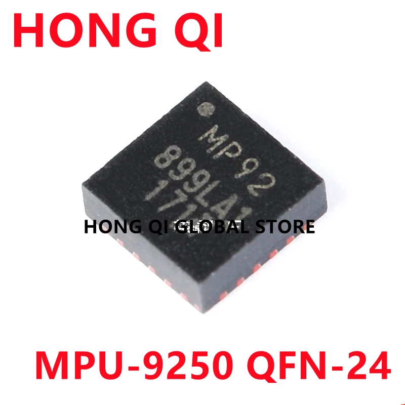 1PCS MPU9250 QFN MPU-9250 QFN-24 MP92 QFN24 9-axis Gyroscope Accelerometer Sensor New Original