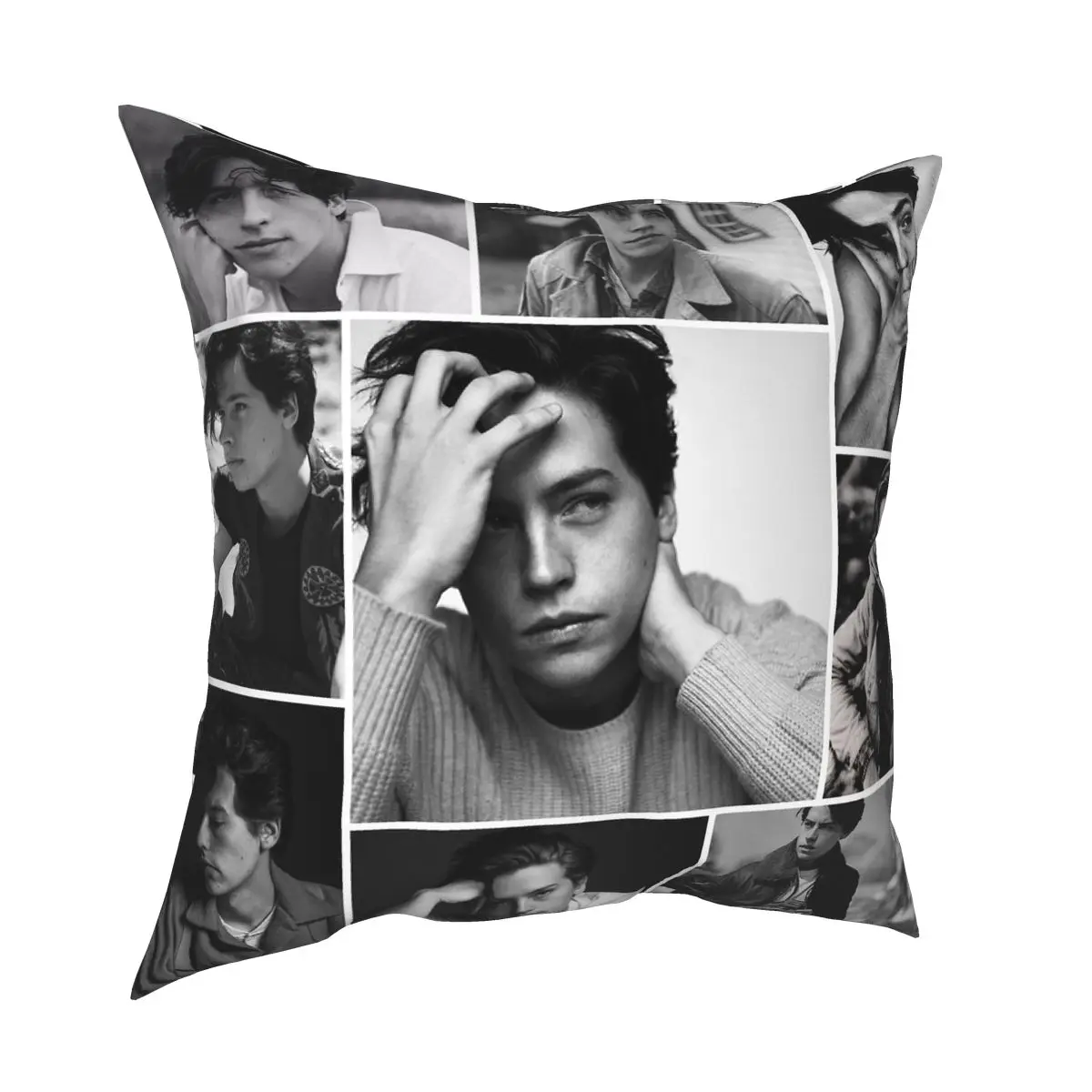 Cole Sprouse Square Pillowcase Pattern Decorative Home Cushion Cover