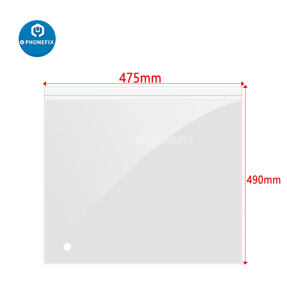 475*490mm Standard Microscope PVC Plastic Moistureproof Microscope Dust Cover Transparent Protect Your Microscope from Dust