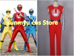 Ninpu Sentai Hurricaneger Hurricane Red Shiina Yousuke Cosplay Costume,Custom Size Halloween Wholesale