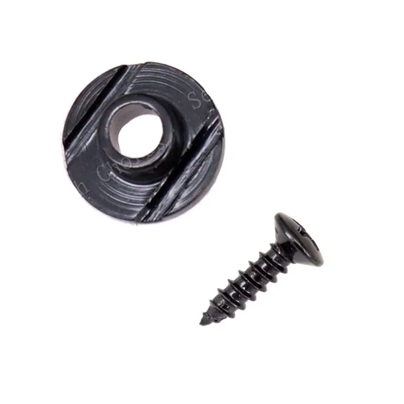 10 Sets/Lot Schwarze Gitarrensaitenhalter Rollenhalter Gitarrenzubehör Teile Musikinstrument – Detail 5