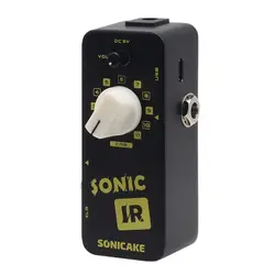 Sonicake sonic ir alto-falante gabinete simulador impulso resposta carregador guitarra baixo efeitos pedal QSS-12