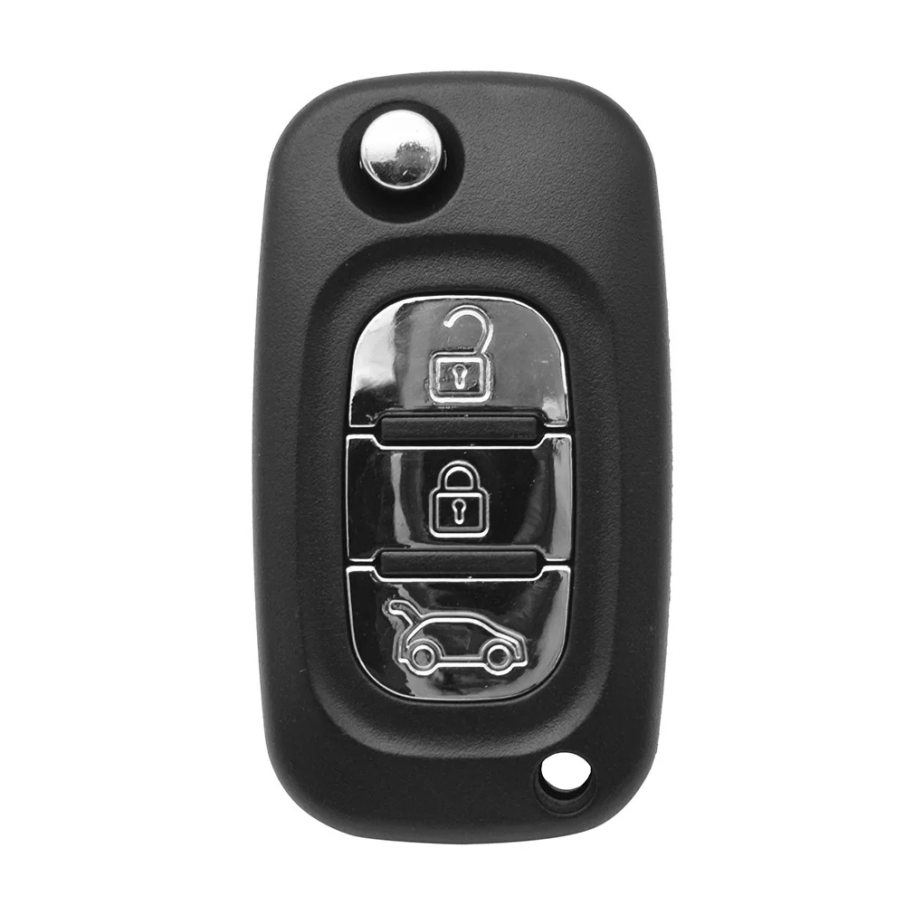 Car Remote Key Shell Case For Renault Fluence Megane Clio Kangoo Master Modus Key Replacement Repair Kit 3 Button