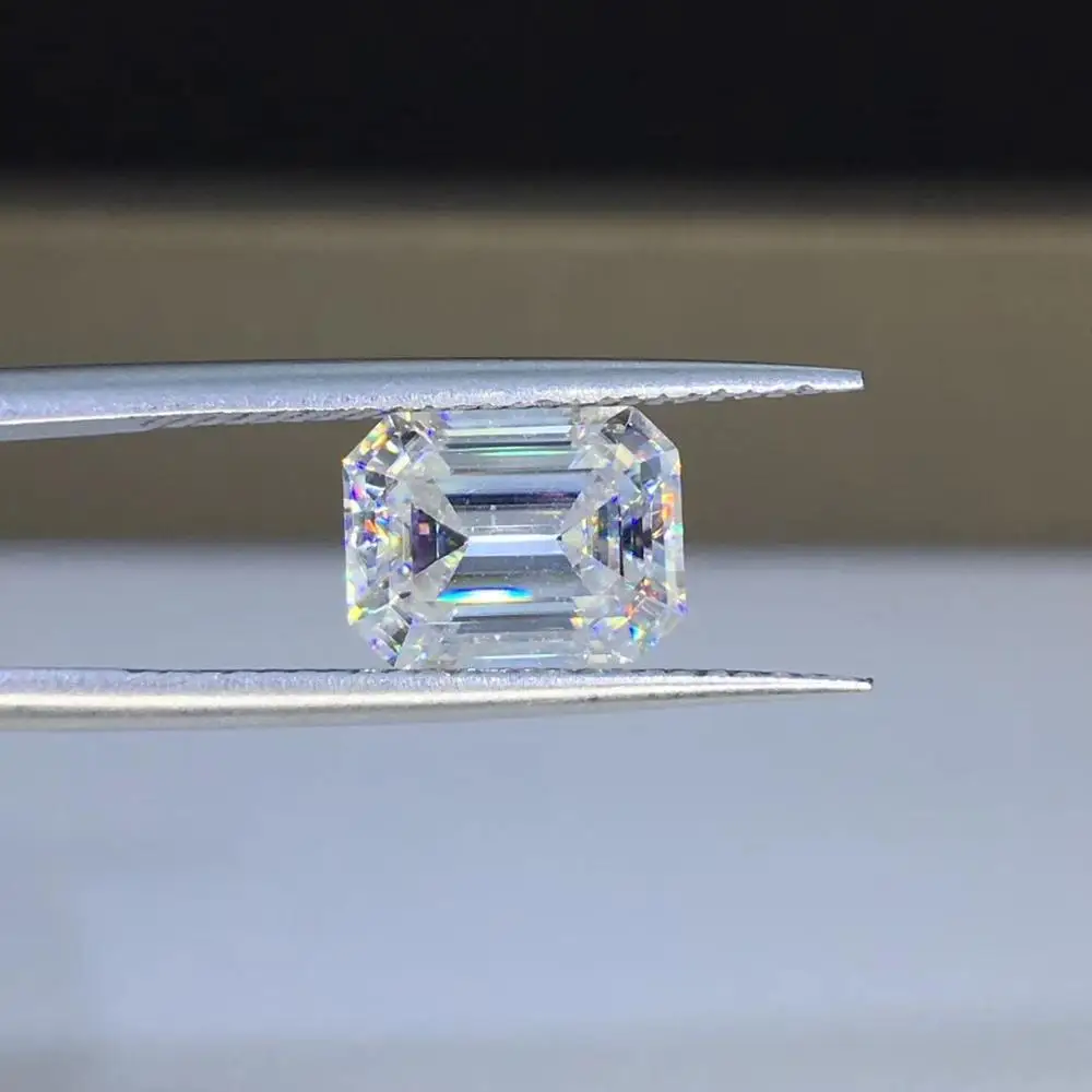 شعر اليهودي مخزن الزمرد شكل مويسانيتي 1.00ct D VVS بارستون مخصص مويسانيتي الدائري المعلقات للماس عارية