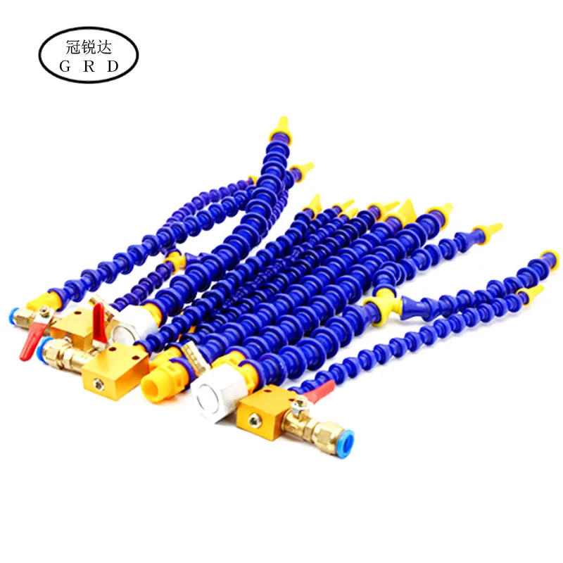 300mm 400mm 500mm Round Nozzle Flat nozzle Y-pipe Plastic Flexible Water Oil Coolant Pipes 1/4 3/8 1/2 PT Oil Coolant Pipes