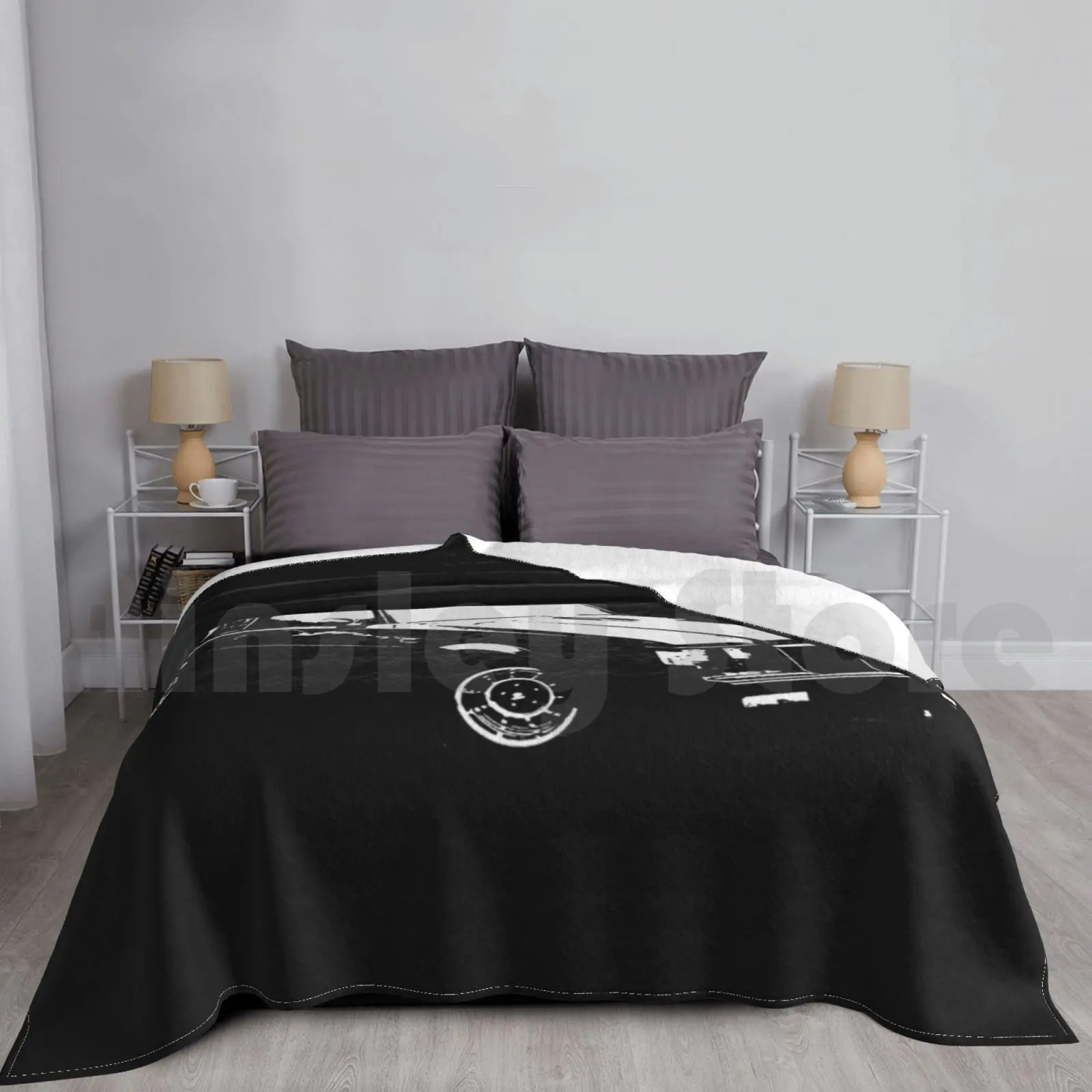 Grand National Blanket Super Soft Warm Light Thin 1987 Buick Grand National Regal Gnx Sports Car Classic Car Muscle