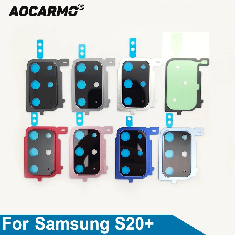 

Aocarmo для Samsung Galaxy S20 + S20 Plus широкоугольный объектив задней камеры с рамкой, клейкая наклейка, запасные части