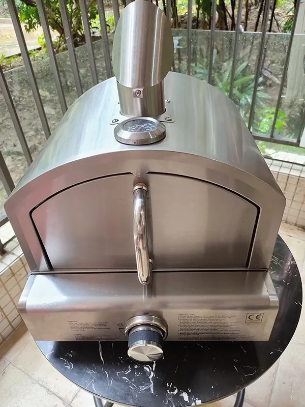 Pretty Gas Stainless Steel Outdoor Pizza Oven, Portable Pizza Grill, Free Shipping