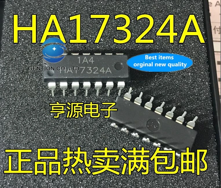 30pcs 100% orginal new real stock HA17324 HA17324A operational amplifier integrated piece of welder DIP