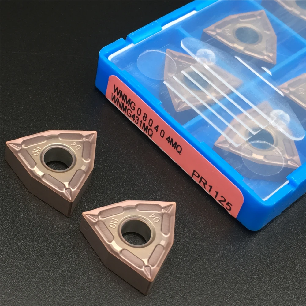 Kyocera WNMG080404 MQ PR1125 Original Carbide Inserts WNMG080404 lathe cutter Turning Tool holder boring bar cnc stainless steel