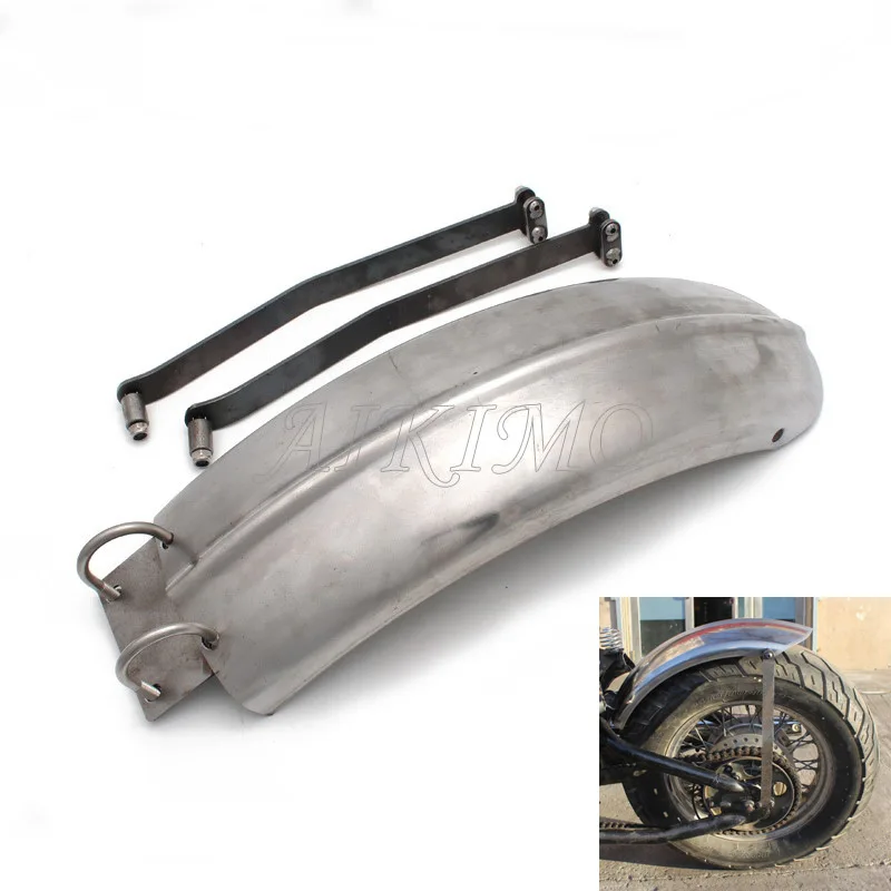 Zmodyfikowany nowy motocykl 18cm szerokości płyta stalowa tylny błotnik dla HONDA STEED VLX400/600